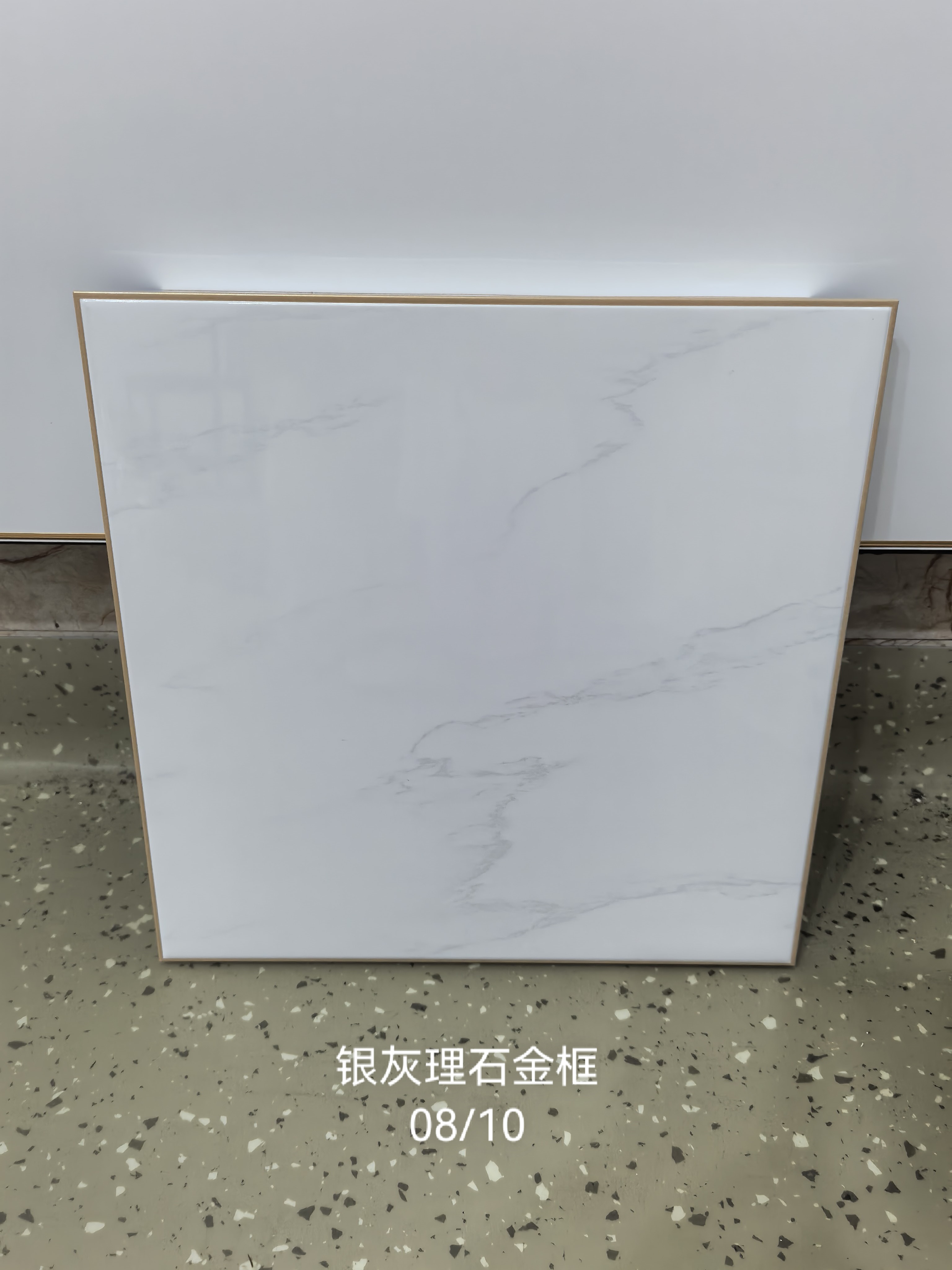 银灰理石金框10